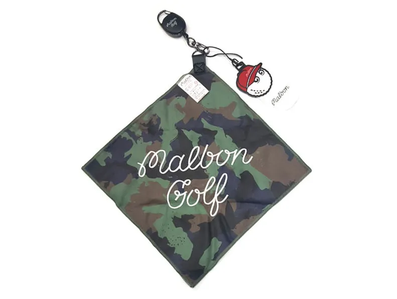 [골프공타월]Malbon 카모 캐릭터 릴 타올 3