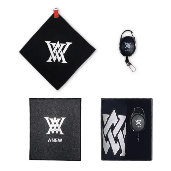 [골프타월] Golf Applique New logo Embroidery Reel towel_WH 3