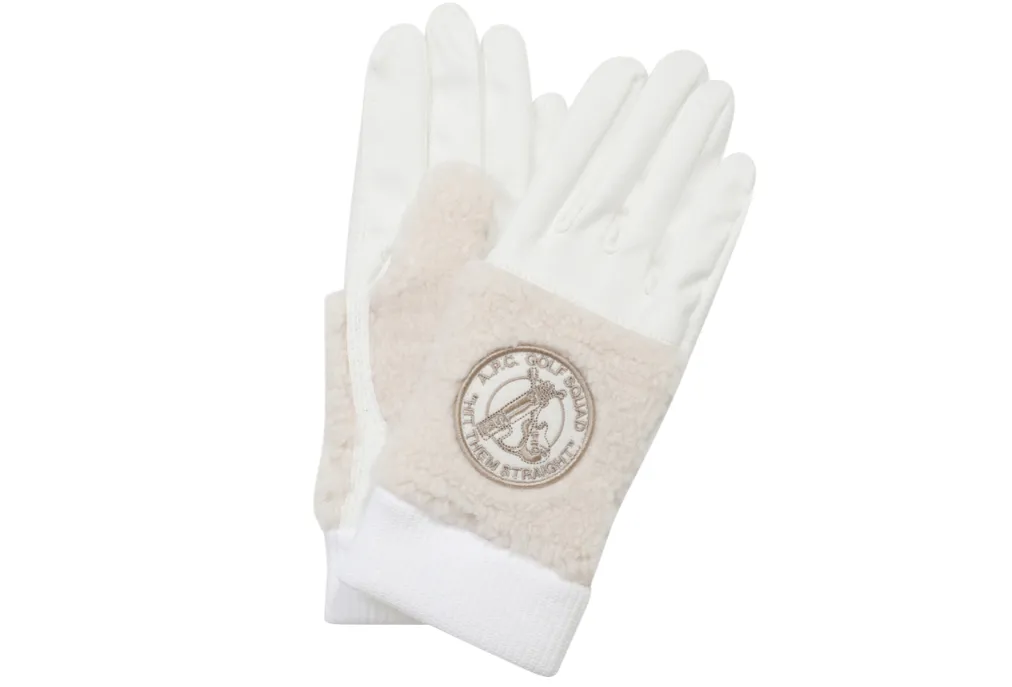 [장갑] A.P.C GOLF 로고 자수 포인트 장갑
